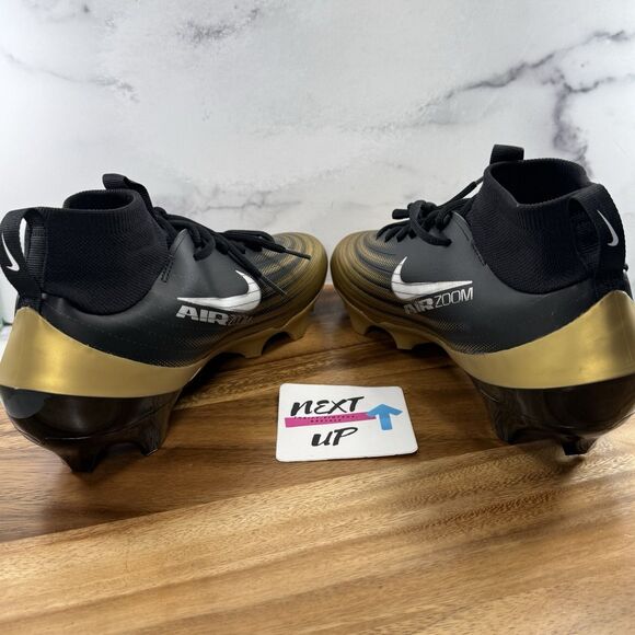 Mens 9.5-Nike Air Zoom Vapor Pro 1 Black Gold FB3298-003 nby Football Cleats main image 9